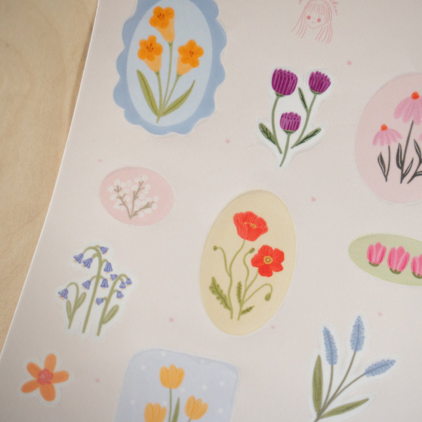 Floral Sticker Sheet