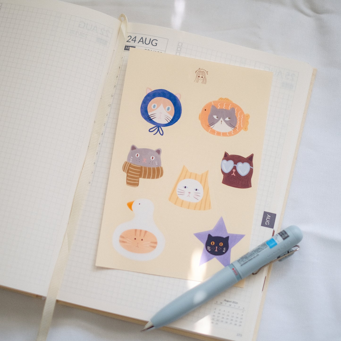 Cat Sticker Sheet