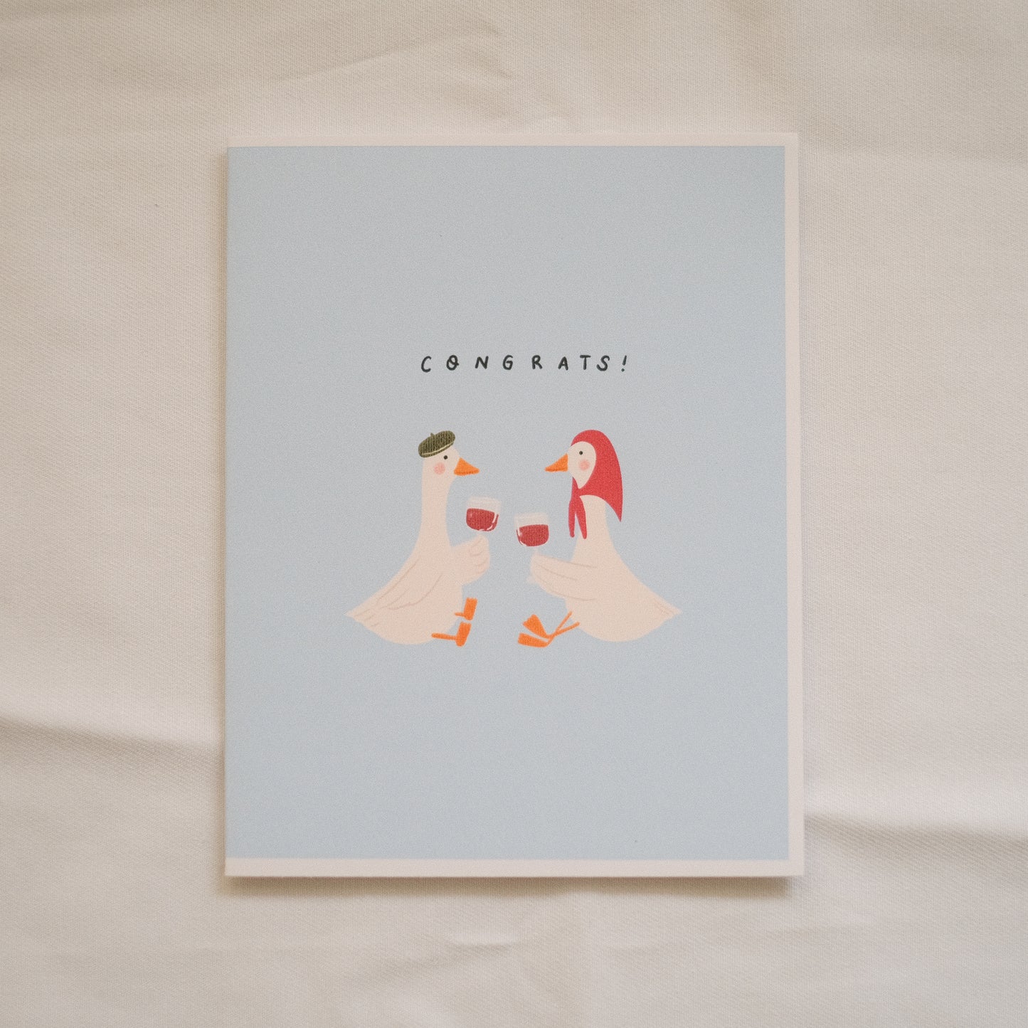 Congrats Duck Greeting Card