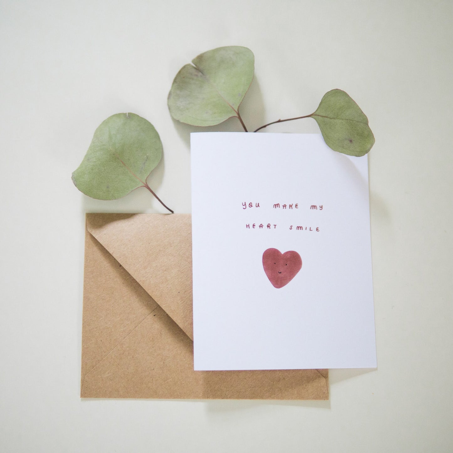 You Make My Heart Smile Greeting Card