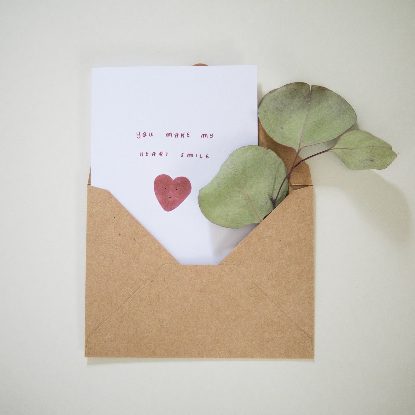 You Make My Heart Smile Greeting Card
