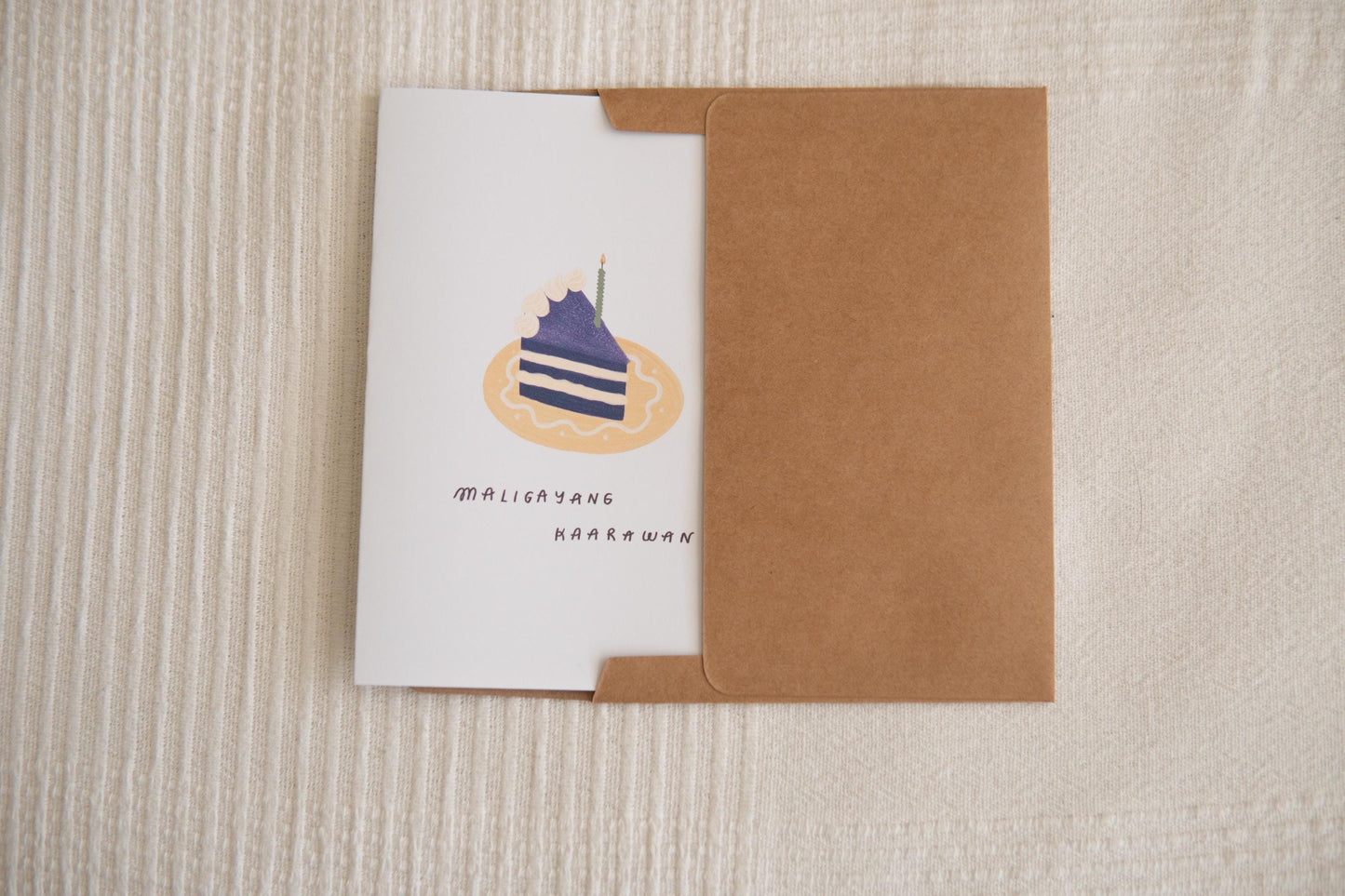Ube Cake Birthday Card