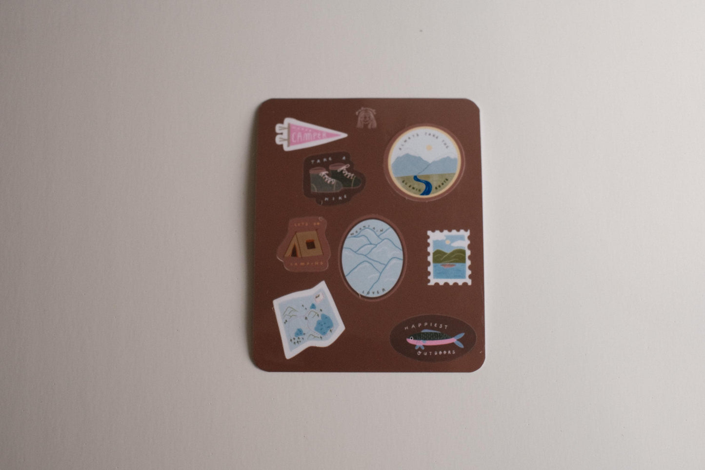 Cozy Outdoor Adventure Sticker Sheet