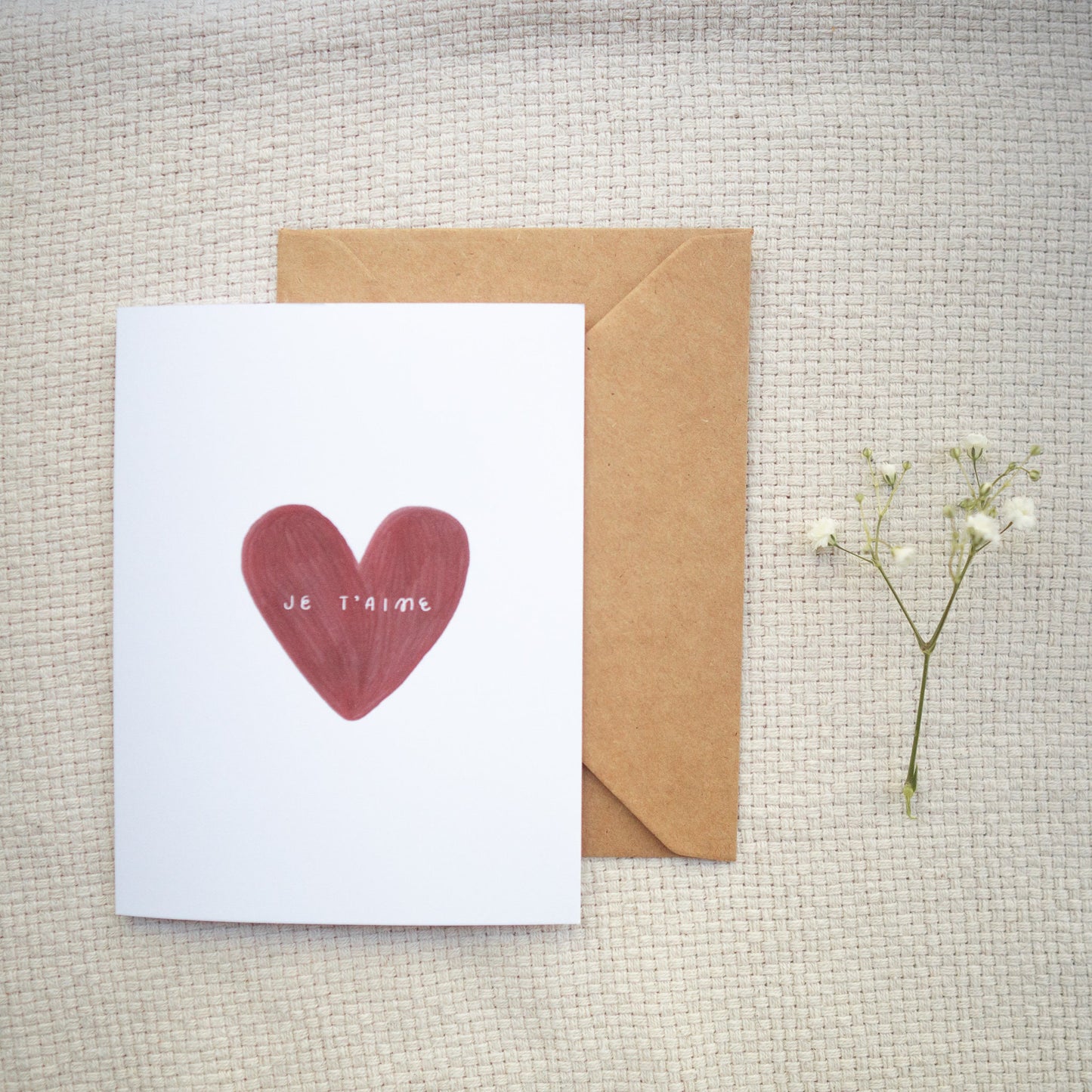 Je T'aime Greeting Card