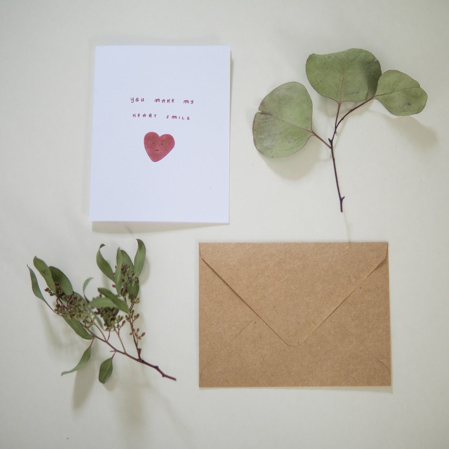 You Make My Heart Smile Greeting Card