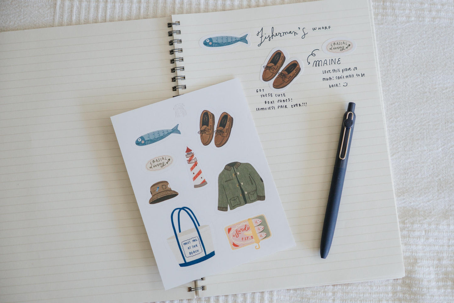 Coastal Sticker Sheet