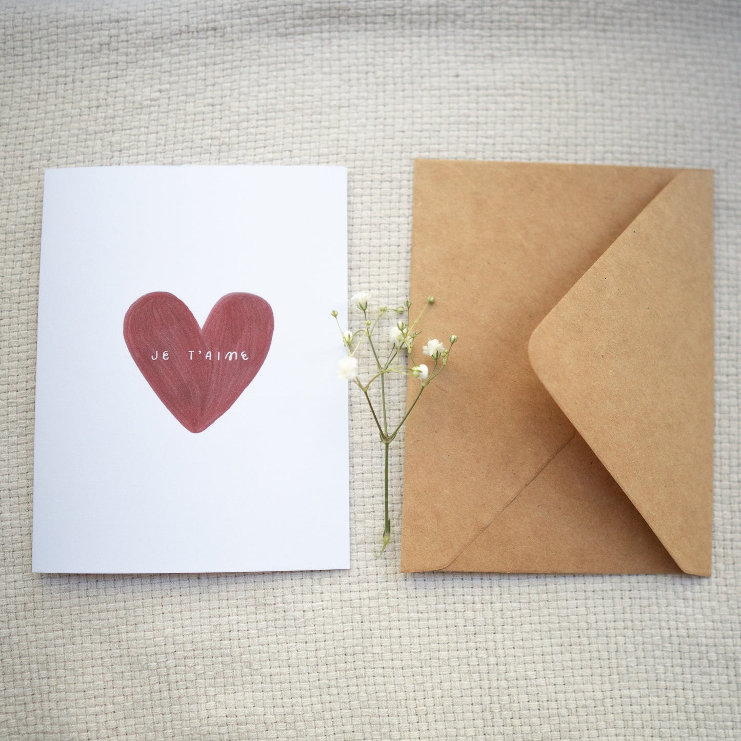 Je T'aime Greeting Card