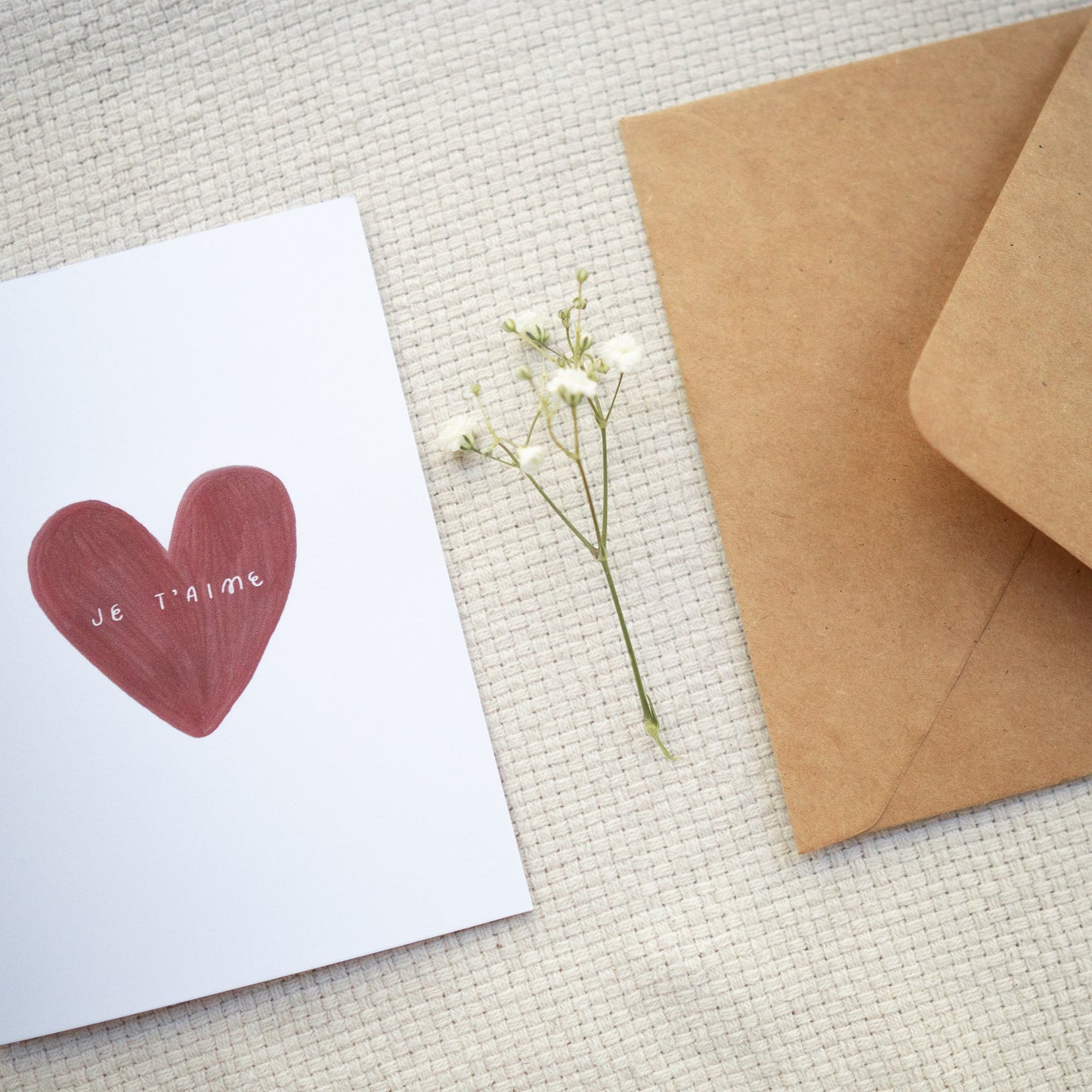Je T'aime Greeting Card