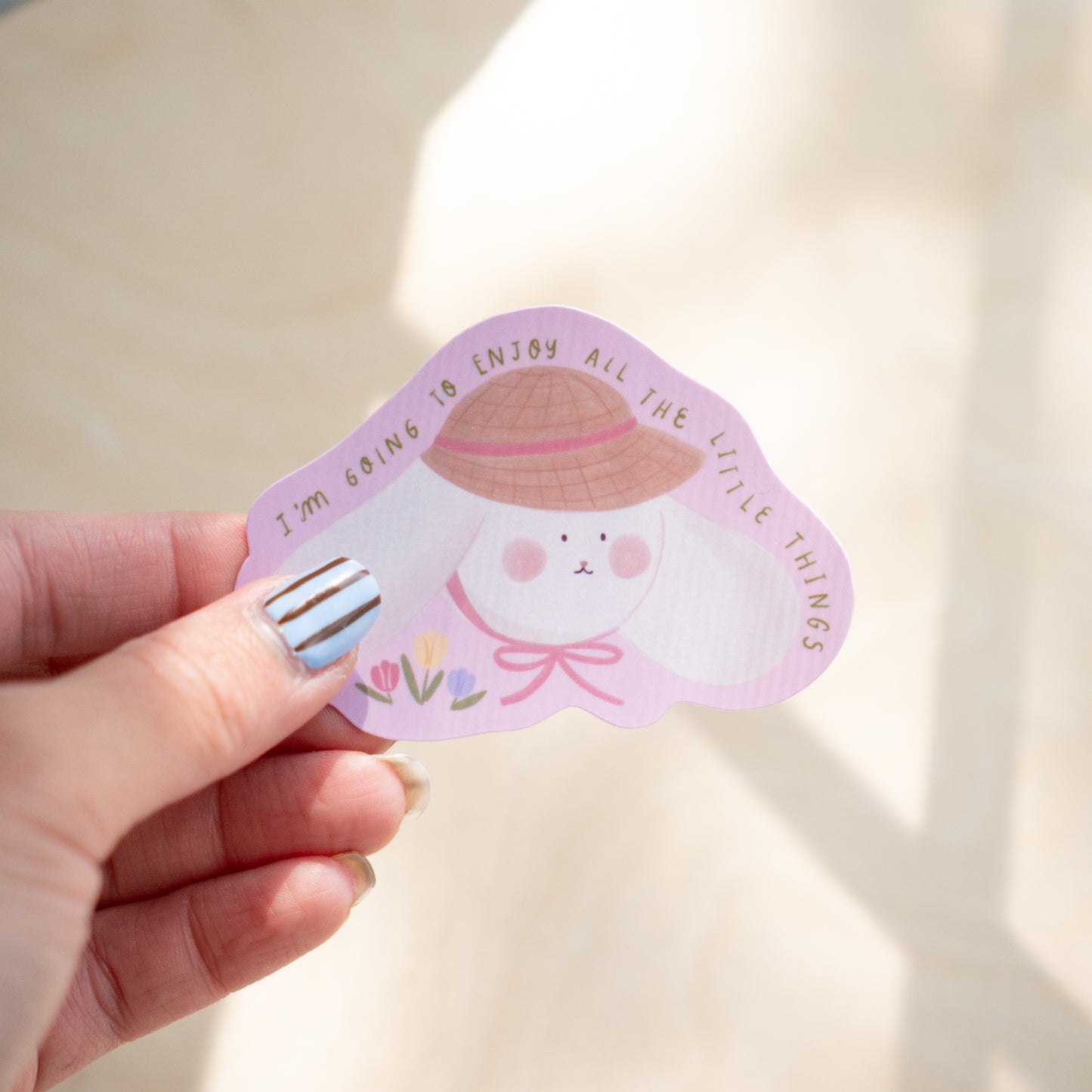 Enjoy All The Little Things Die Cut Sticker
