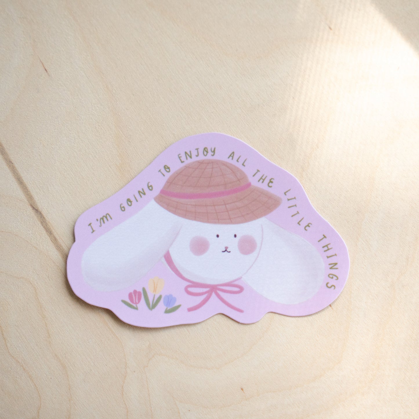 Enjoy All The Little Things Die Cut Sticker
