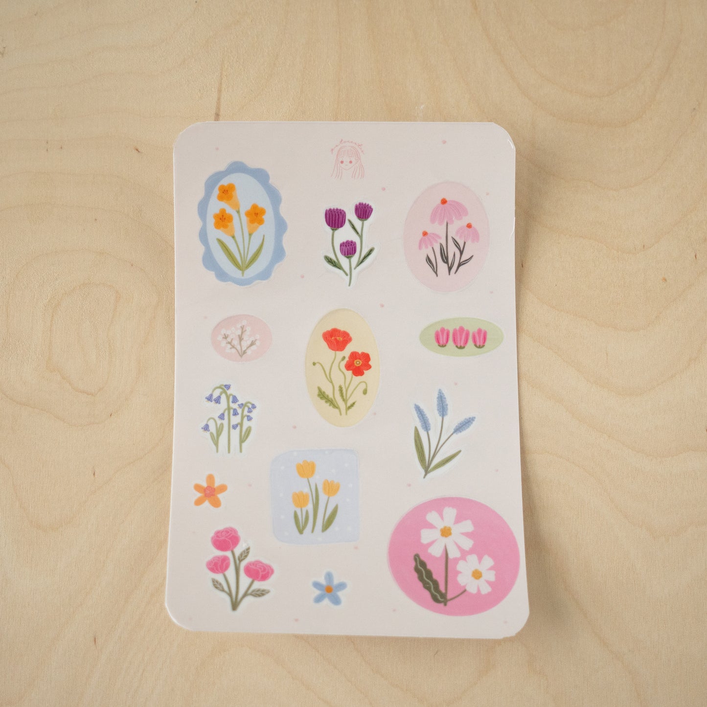 Floral Sticker Sheet