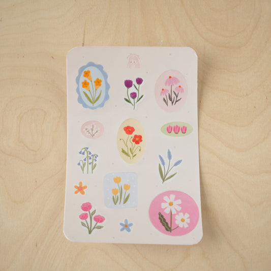 Floral Sticker Sheet