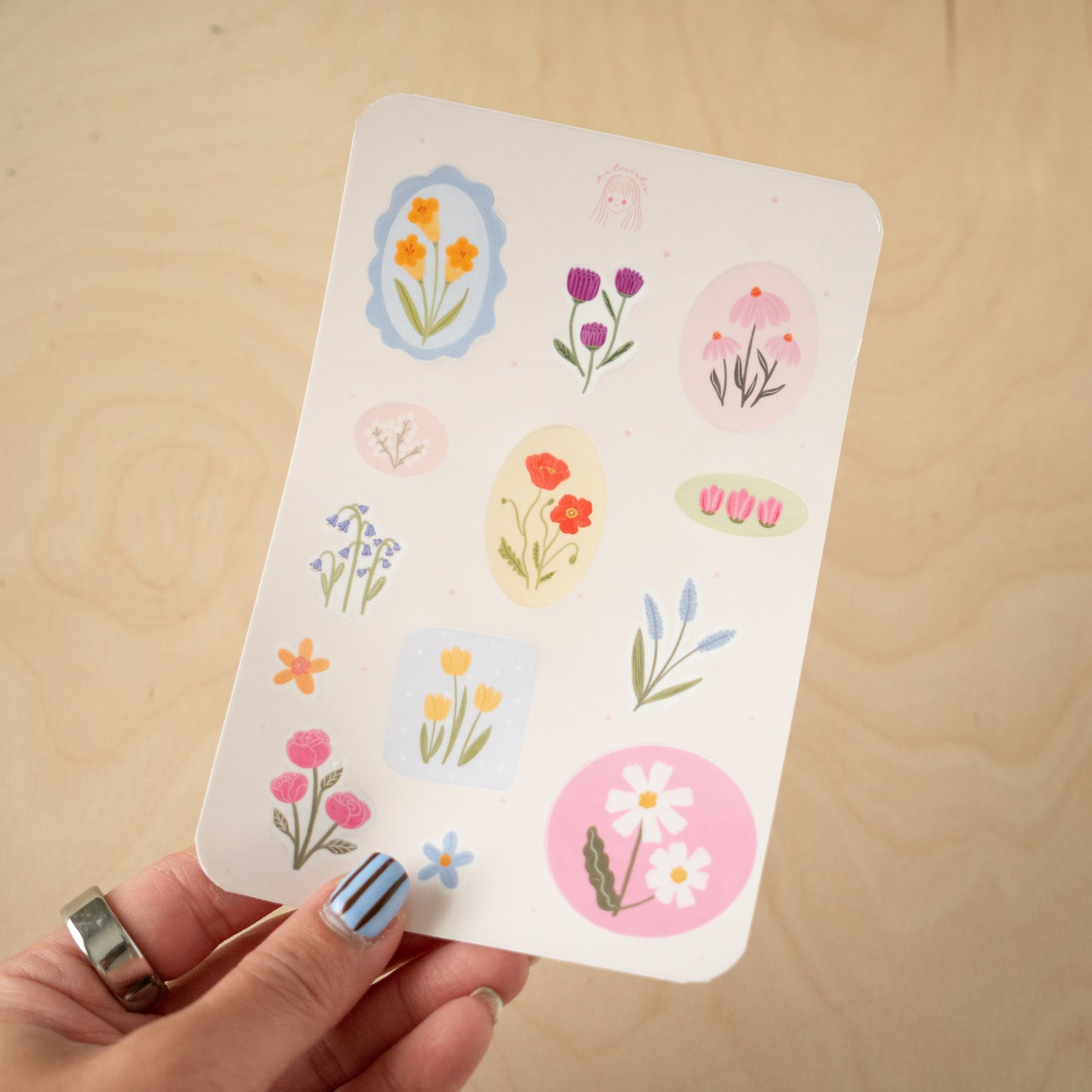 Floral Sticker Sheet