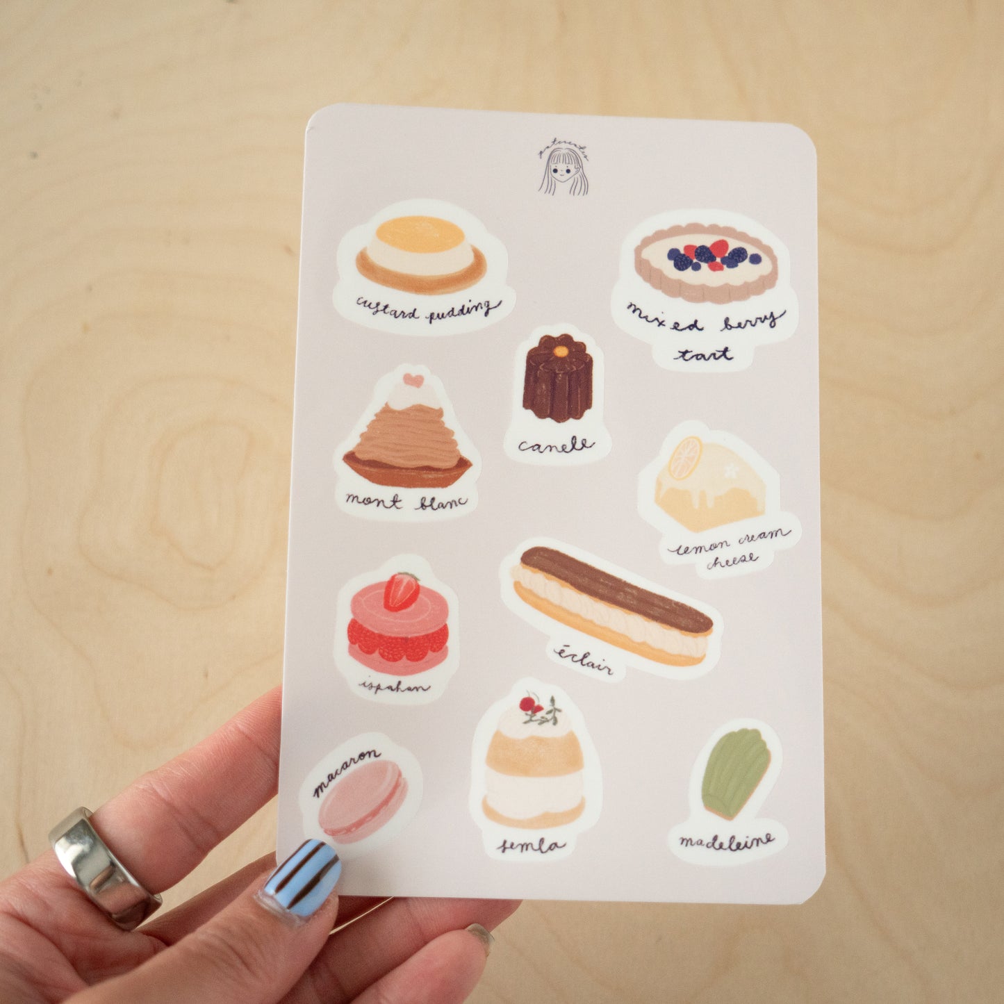 French Pastry Sticker Sheet