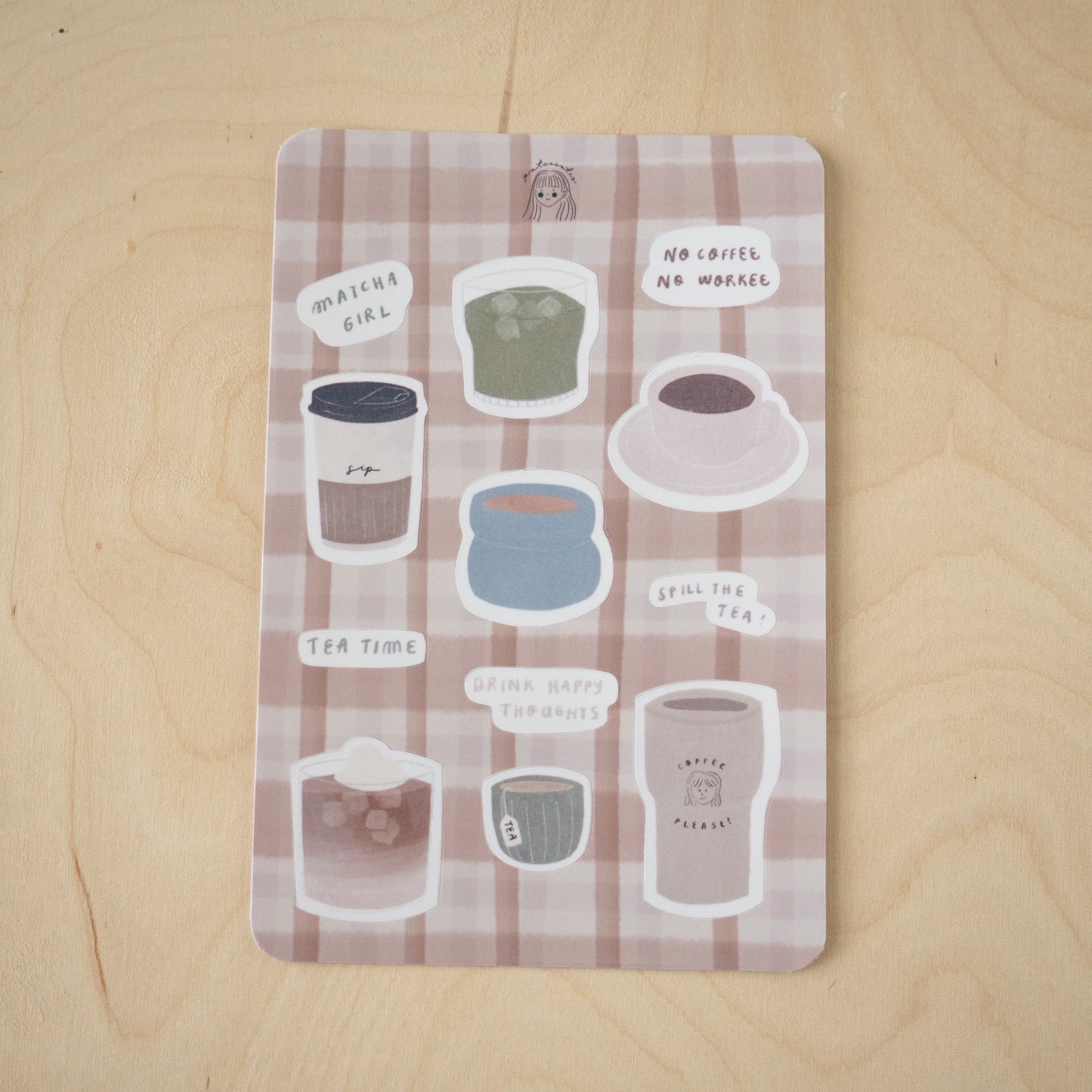 Cozy Coffee & Tea Sticker Sheet