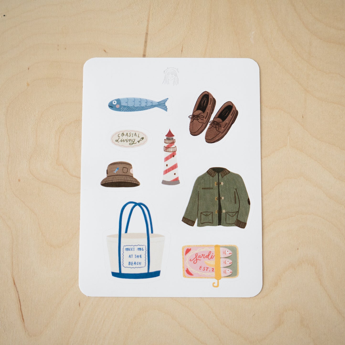 Coastal Sticker Sheet