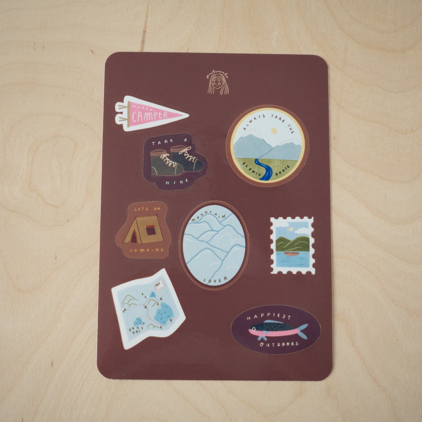 Cozy Outdoor Adventure Sticker Sheet