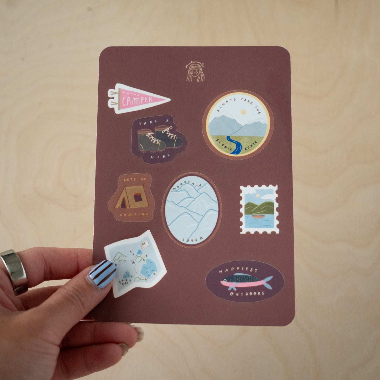 Cozy Outdoor Adventure Sticker Sheet