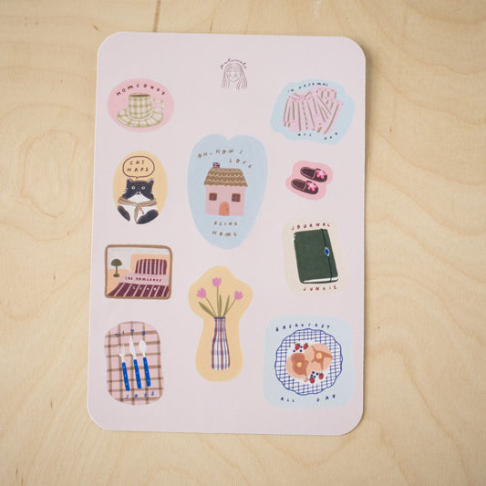Homebody Sticker Sheet