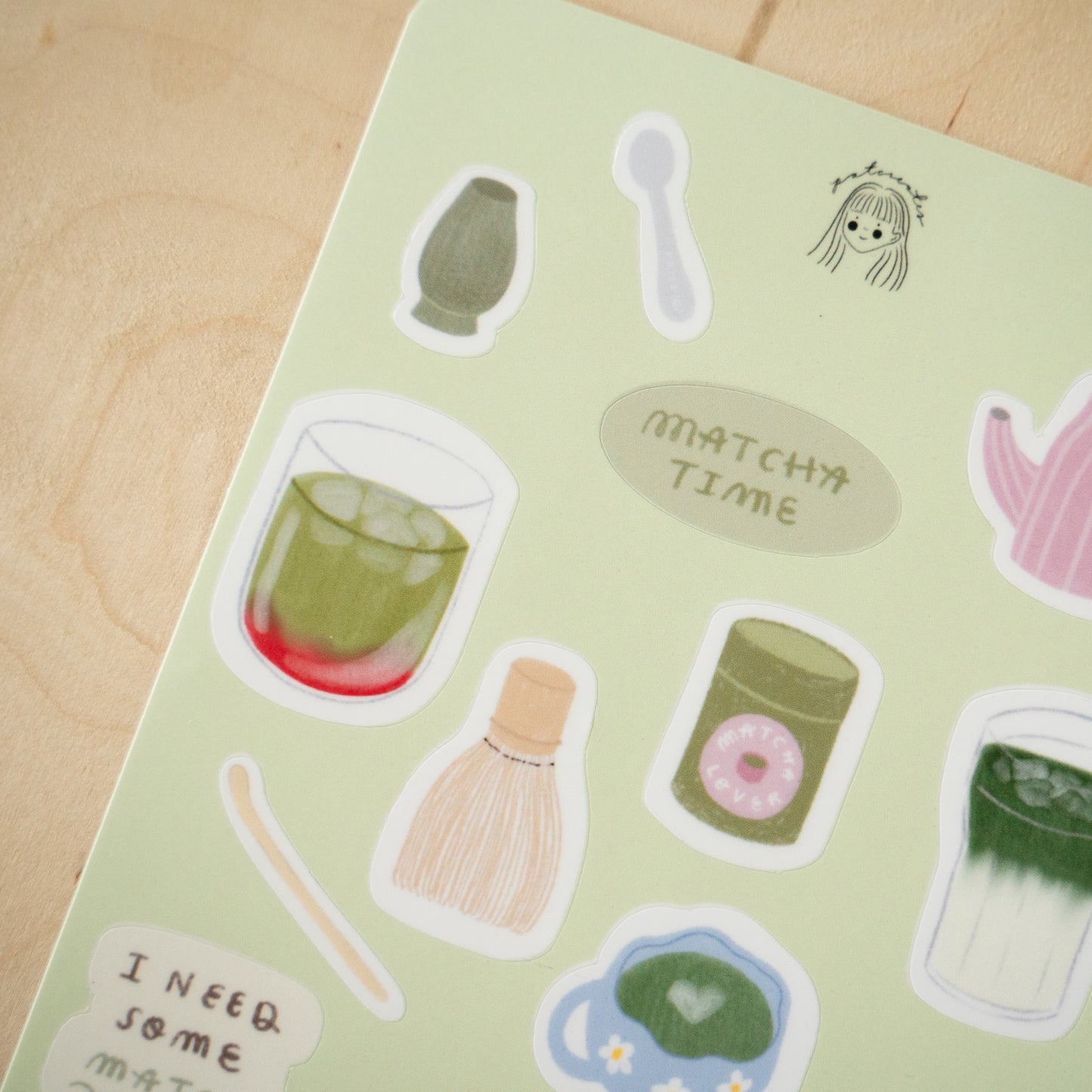 Matcha Fun Sticker Sheet