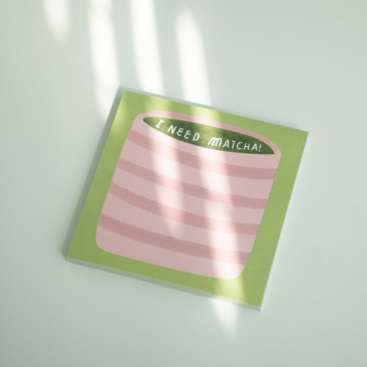 Matcha Post-It Notes