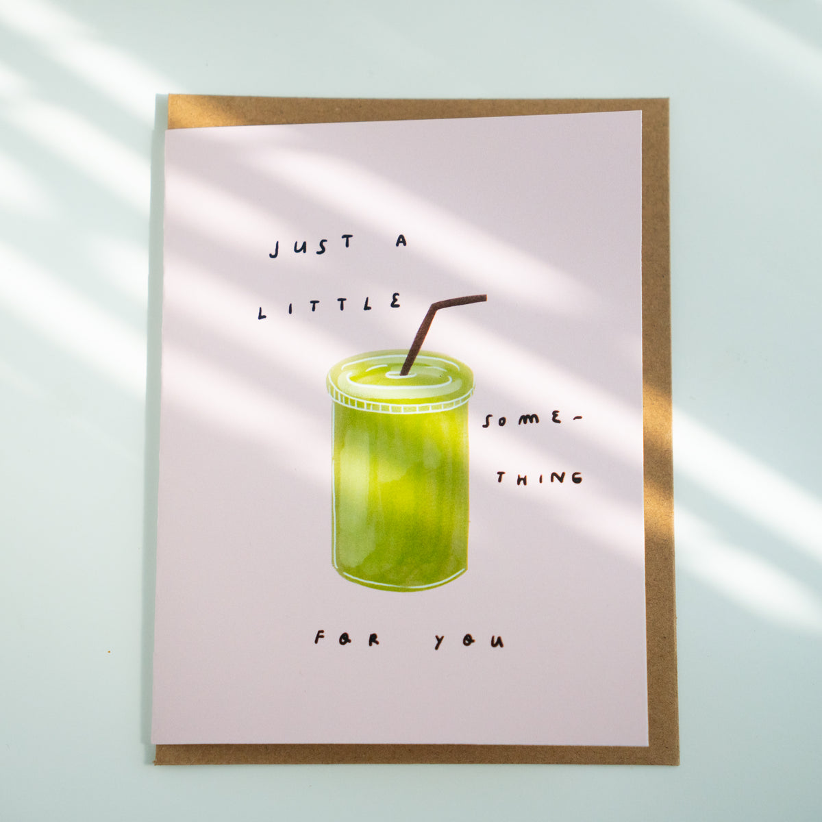 Just A Little Something For You Greeting Card