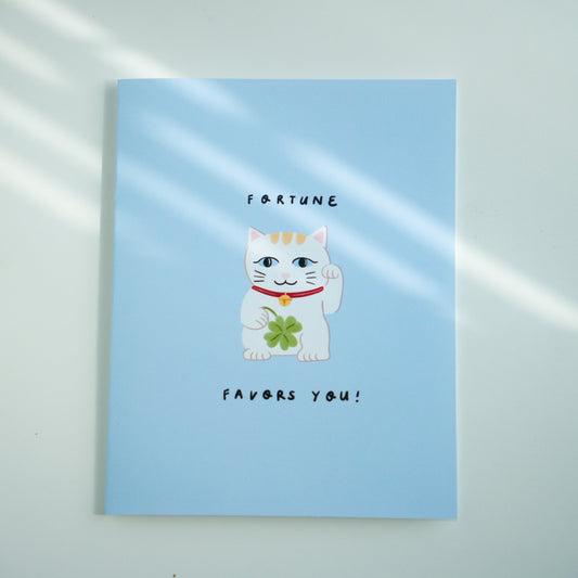 Fortune Favors You Greeting Card