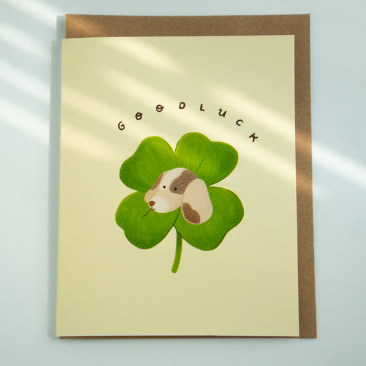 Good luck Doggo Greeting Card