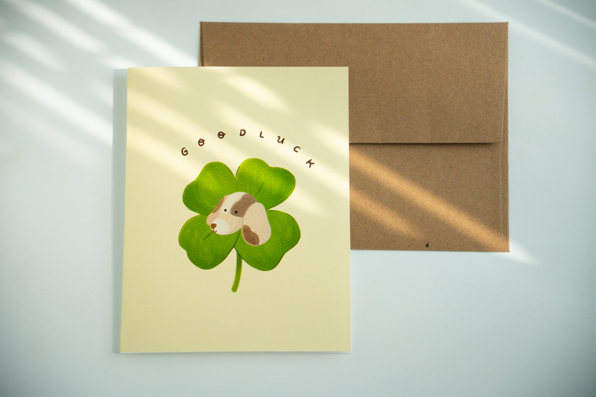 Good luck Doggo Greeting Card