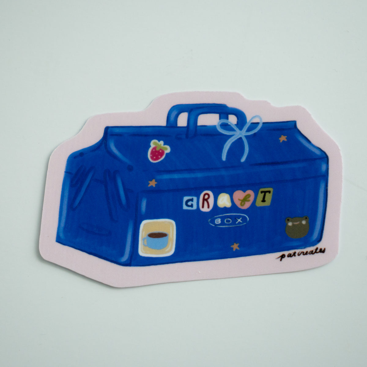 Craft Box Die Cut Sticker