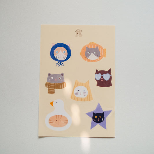 Cat Sticker Sheet