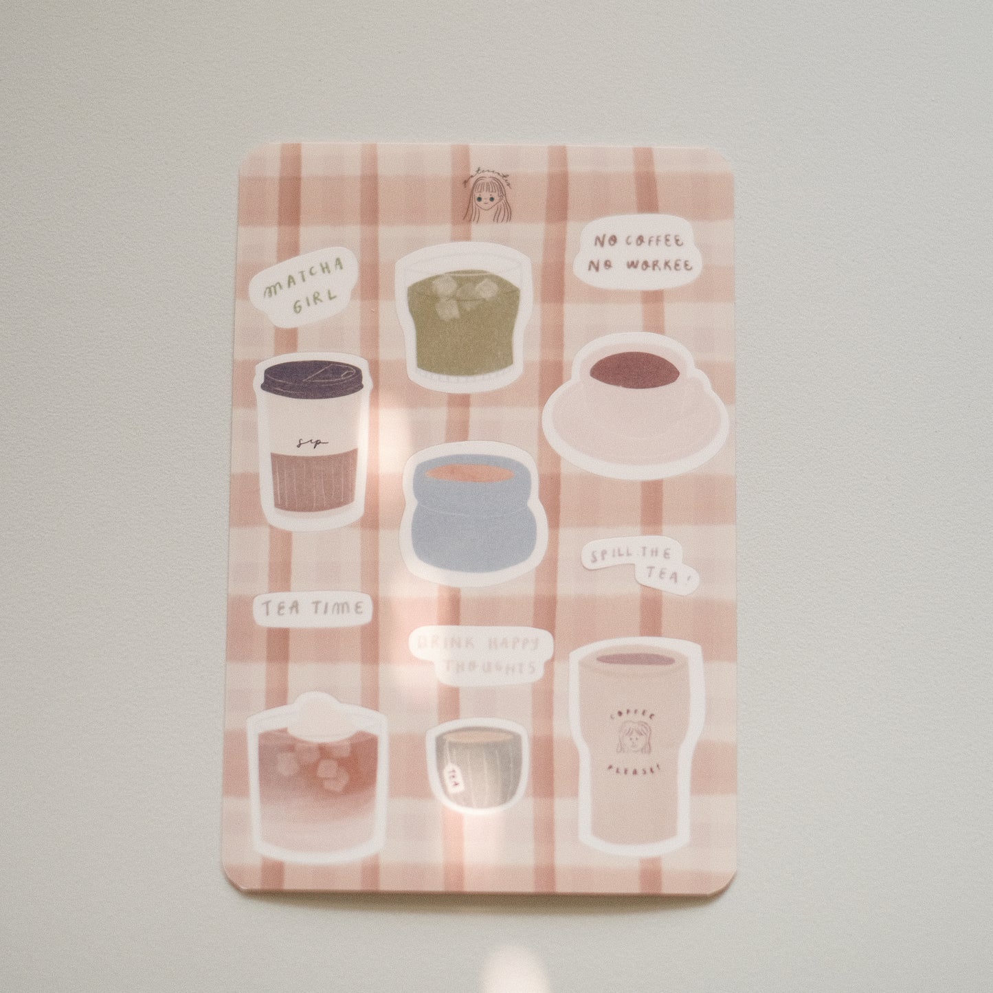 Cozy Coffee & Tea Sticker Sheet