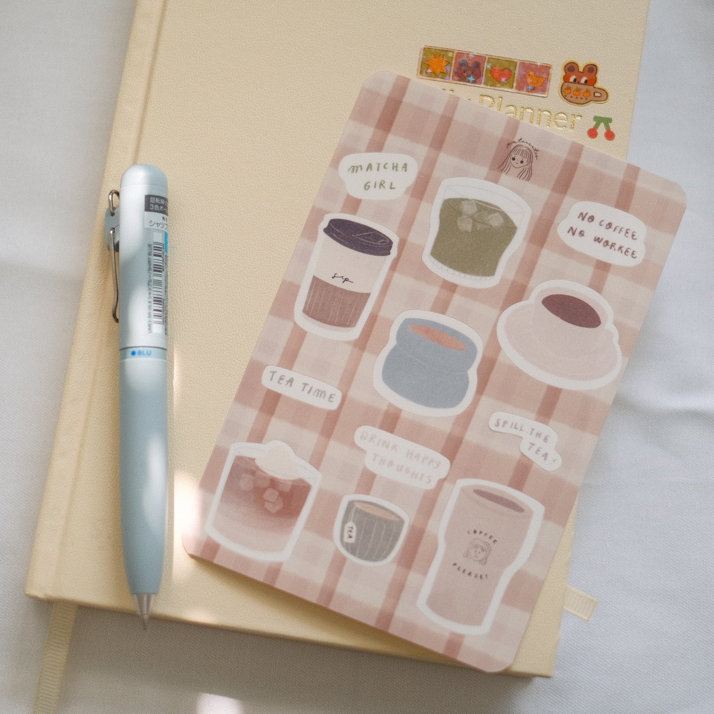 Cozy Coffee & Tea Sticker Sheet