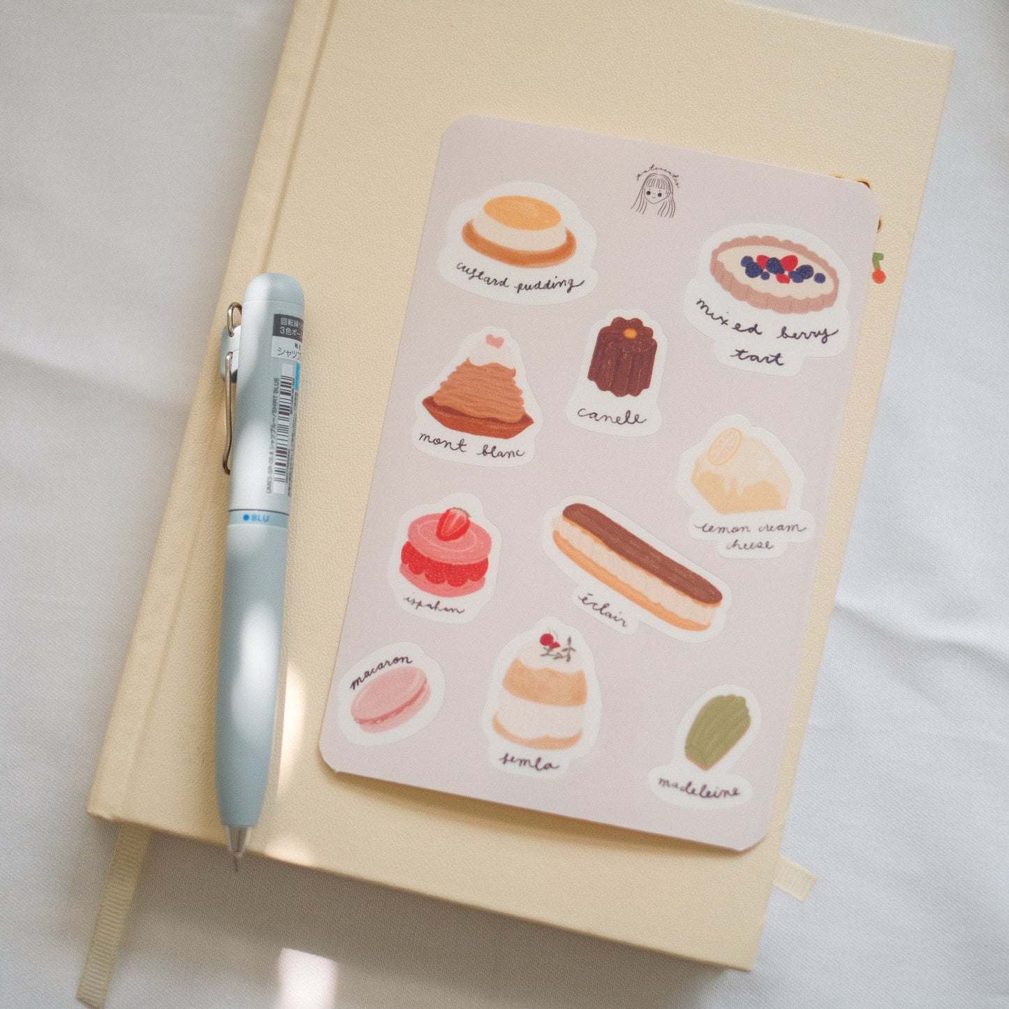French Pastry Sticker Sheet