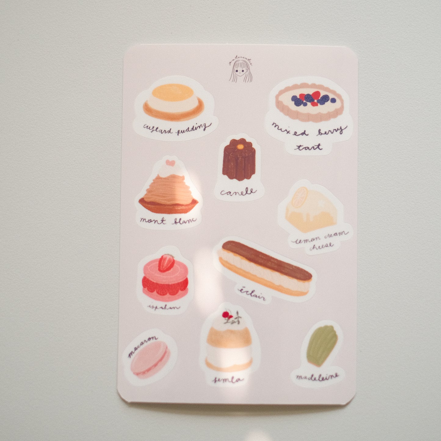 French Pastry Sticker Sheet