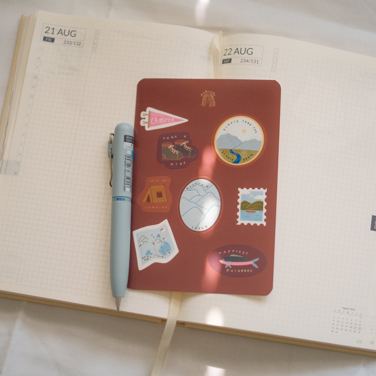 Cozy Outdoor Adventure Sticker Sheet