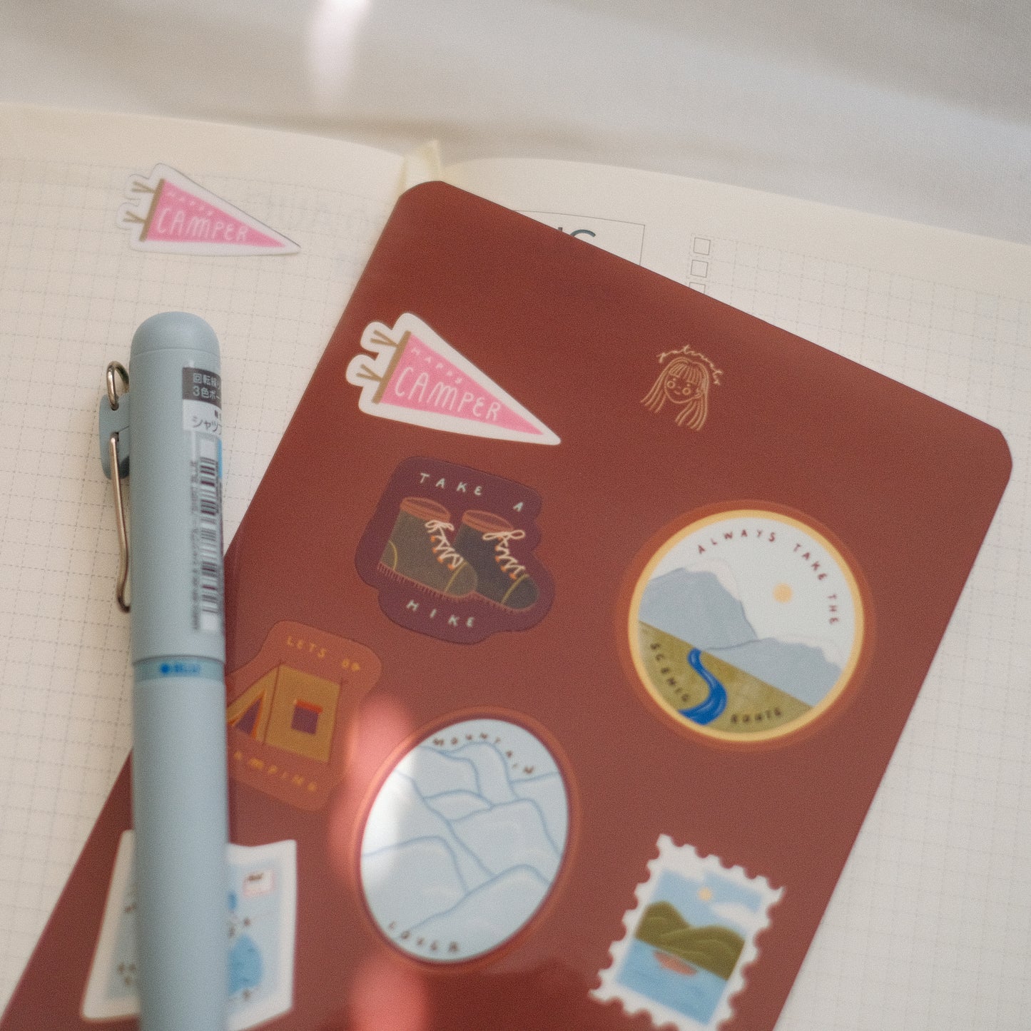 Cozy Outdoor Adventure Sticker Sheet