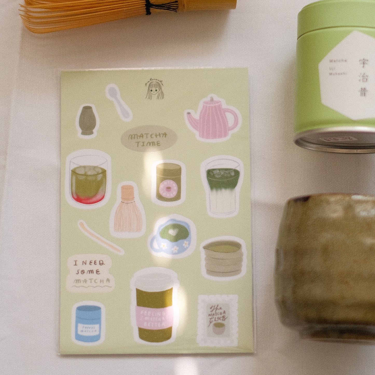 Matcha Fun Sticker Sheet