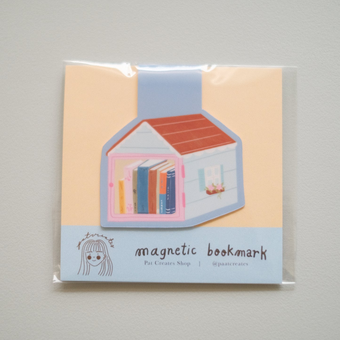 Mini Library Magnetic Bookmark