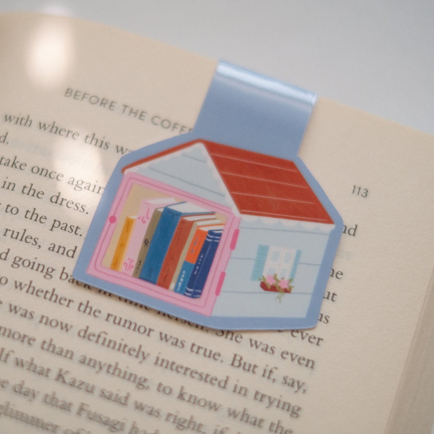 Mini Library Magnetic Bookmark