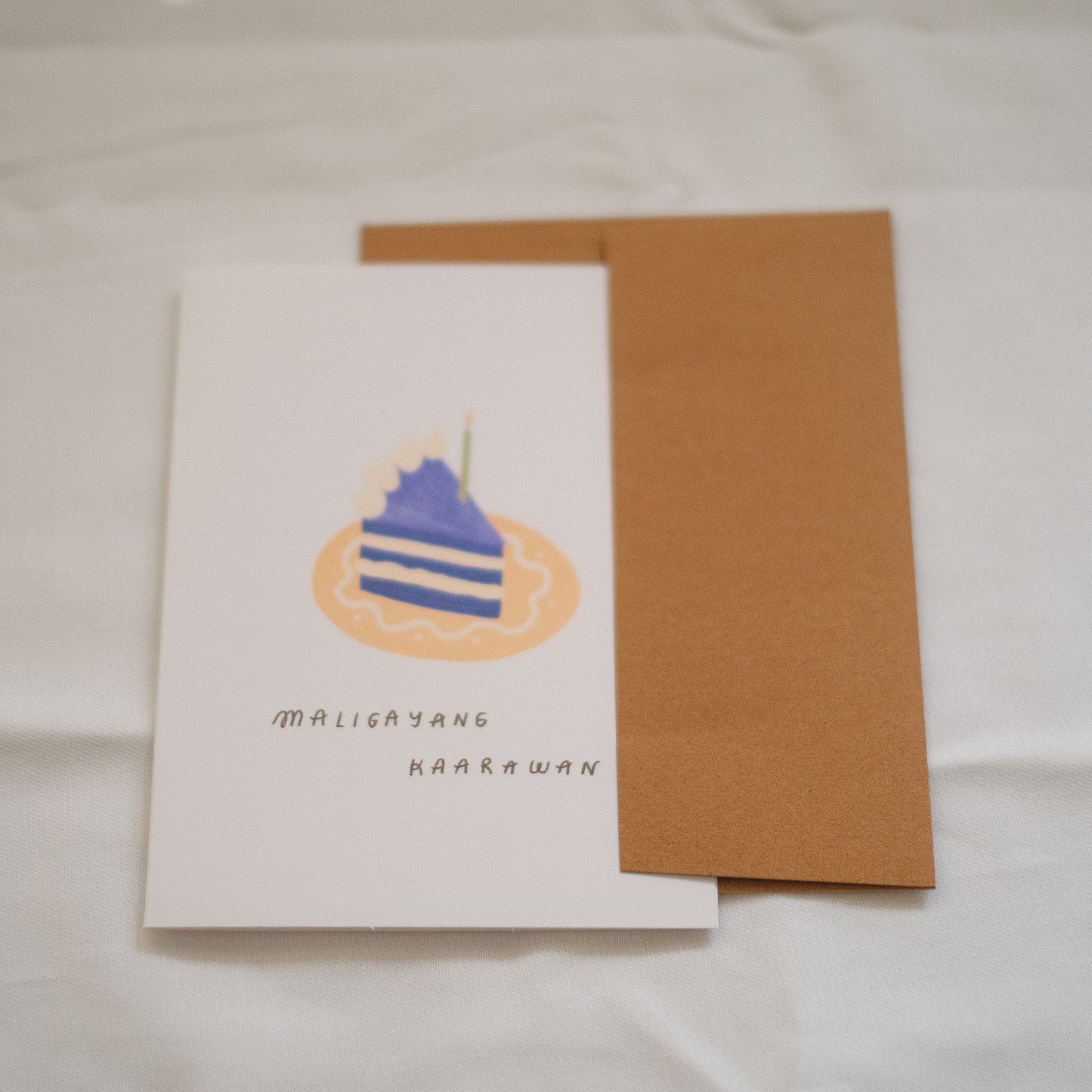 Ube Cake Birthday Card