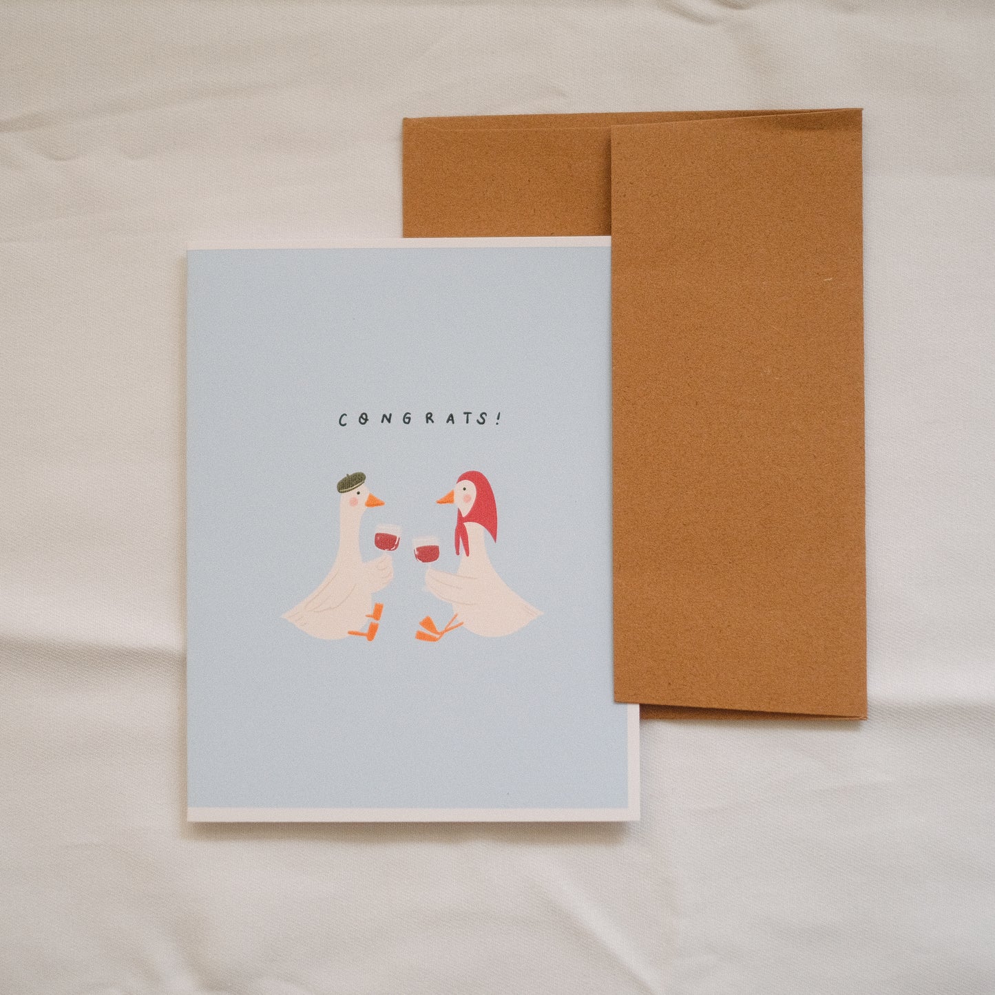 Congrats Duck Greeting Card