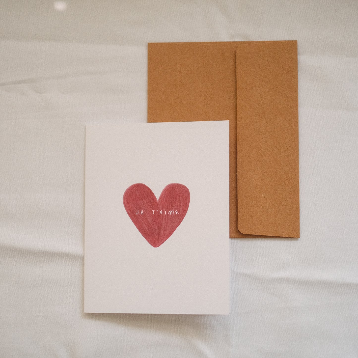 Je T'aime Greeting Card