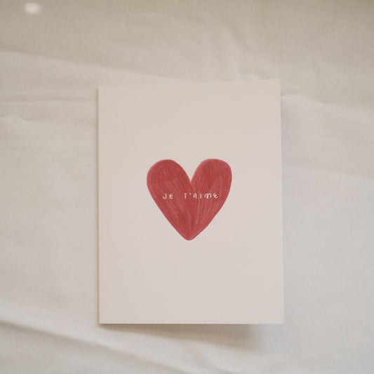 Je T'aime Greeting Card