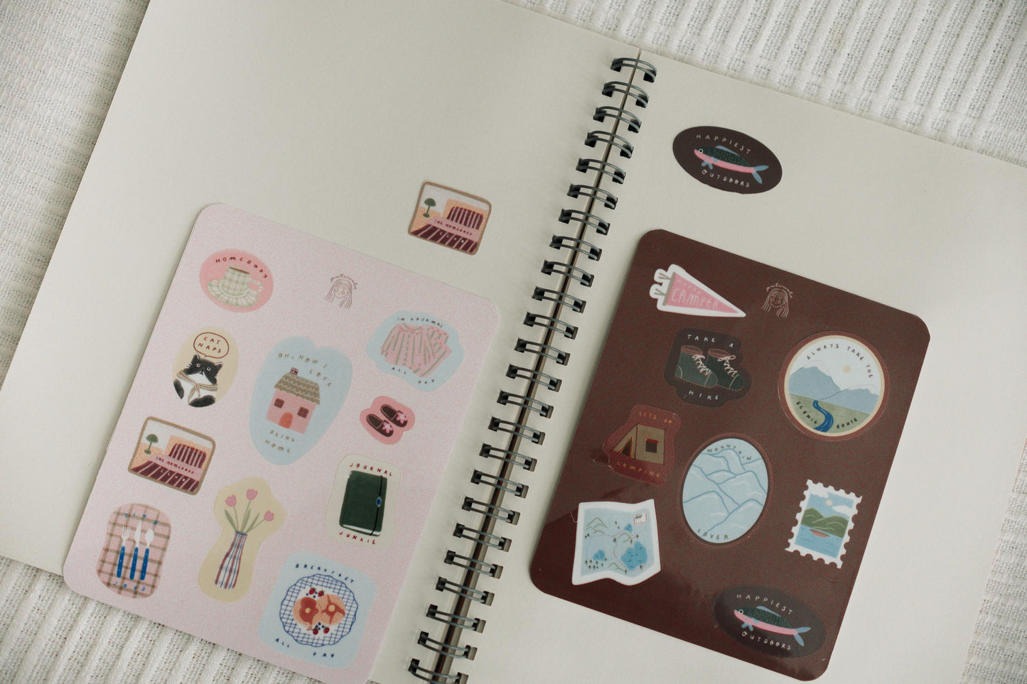Cozy Outdoor Adventure Sticker Sheet