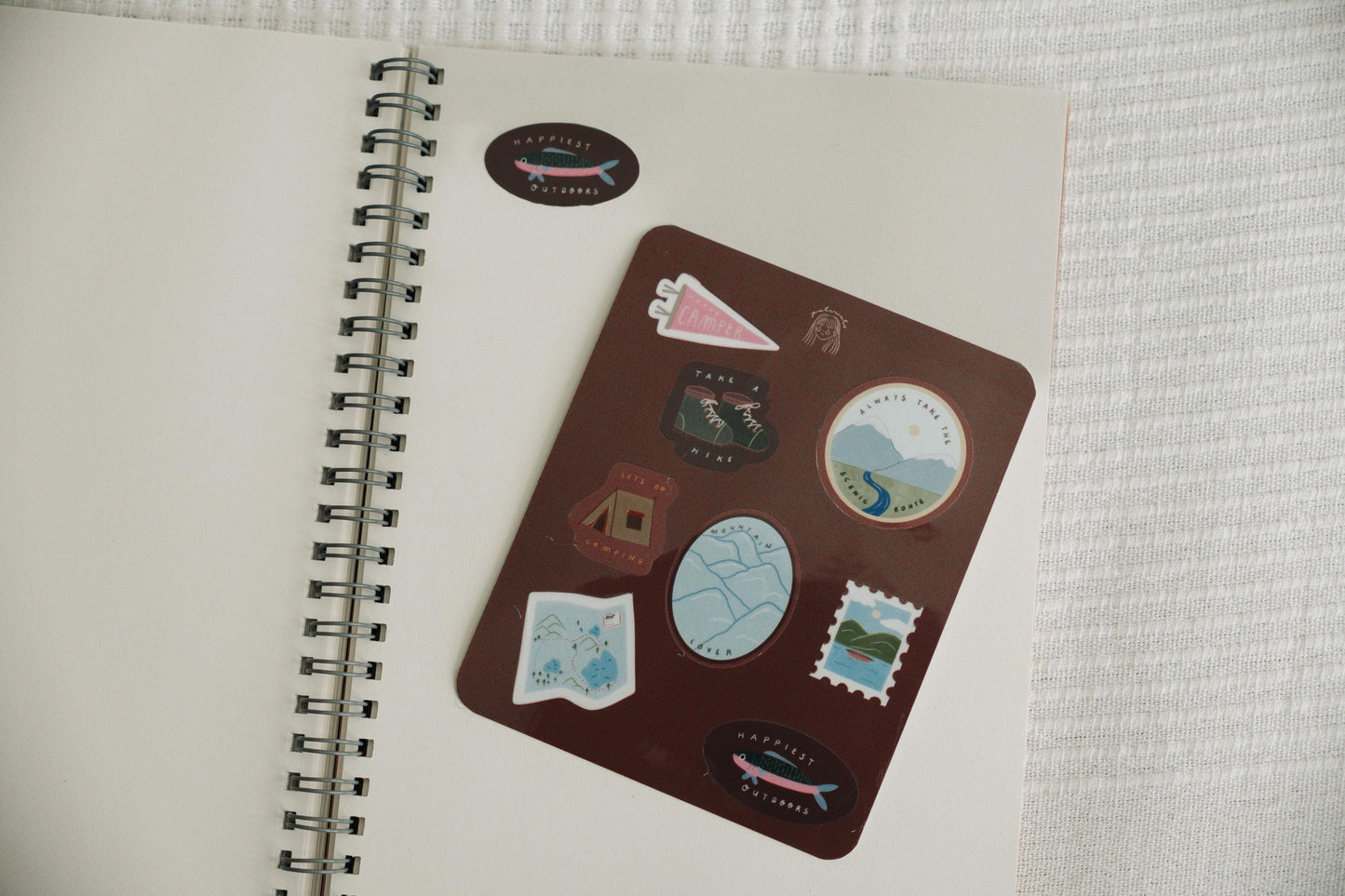 Cozy Outdoor Adventure Sticker Sheet
