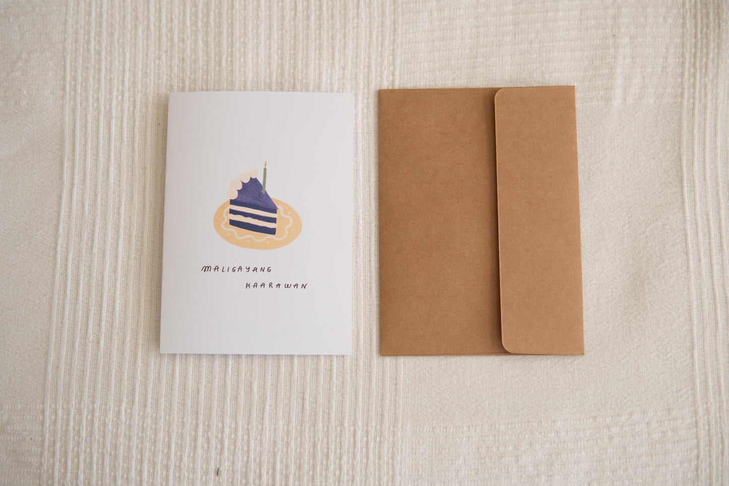 Ube Cake Birthday Card