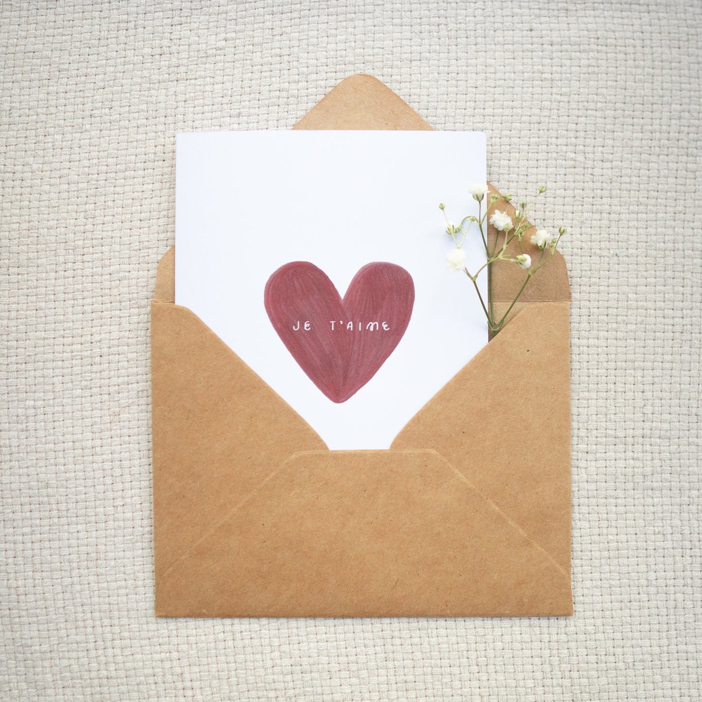 Je T'aime Greeting Card